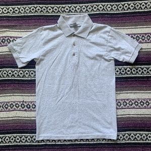 Gildan Gray Polo Shirt